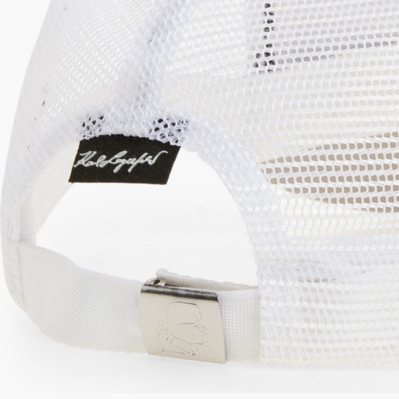 NWT unisex Karl Lagerfeld Logo Embroidered
Trucker Hat - Picture 5 of 16